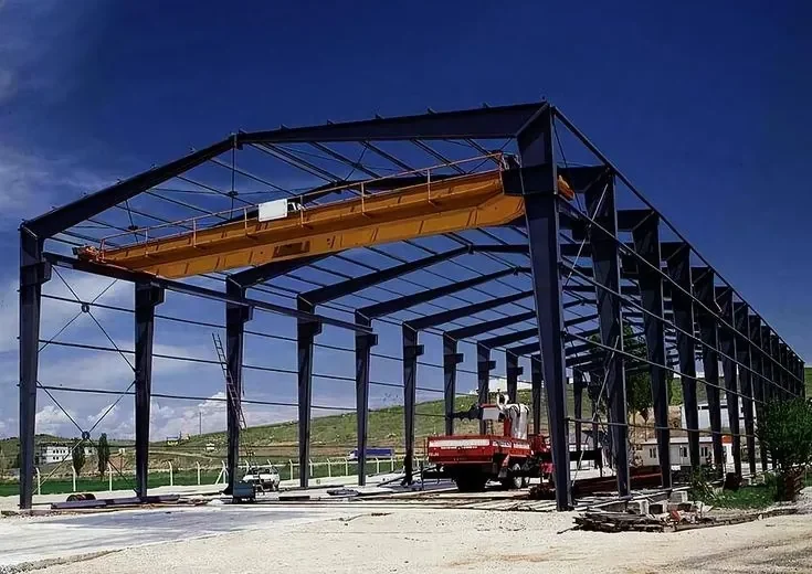 Estructura metálica de nave industrial