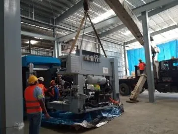 Instalación de máquina inyectora