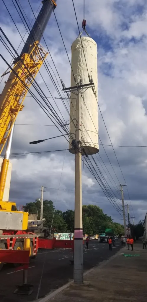 Izaje industrial ejecutado por NEMF