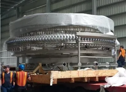 Izaje e instalación de equipo de llenado