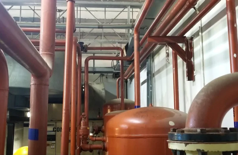 Tuberías industriales montadas por NEMF