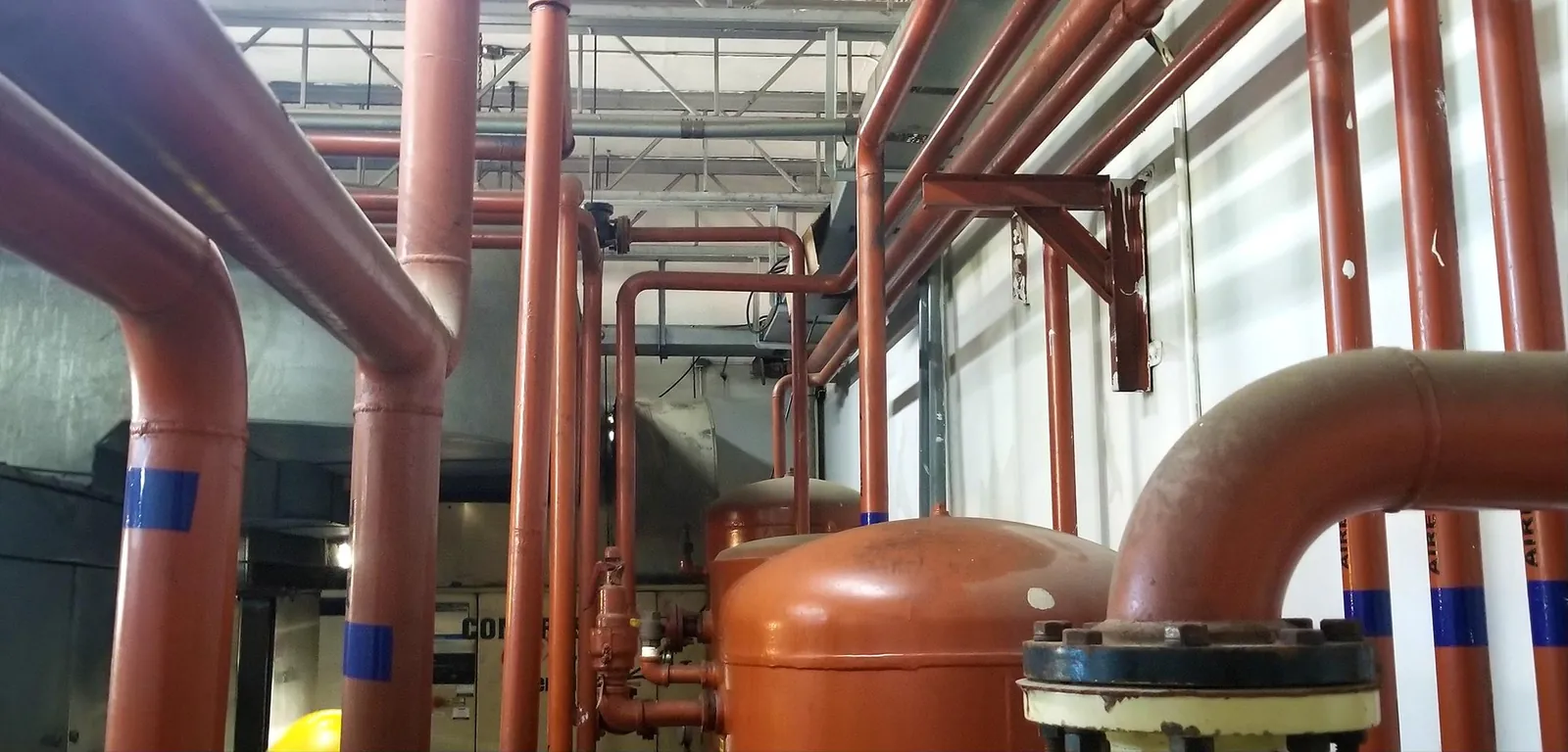 Tuberías industriales montadas por NEMF