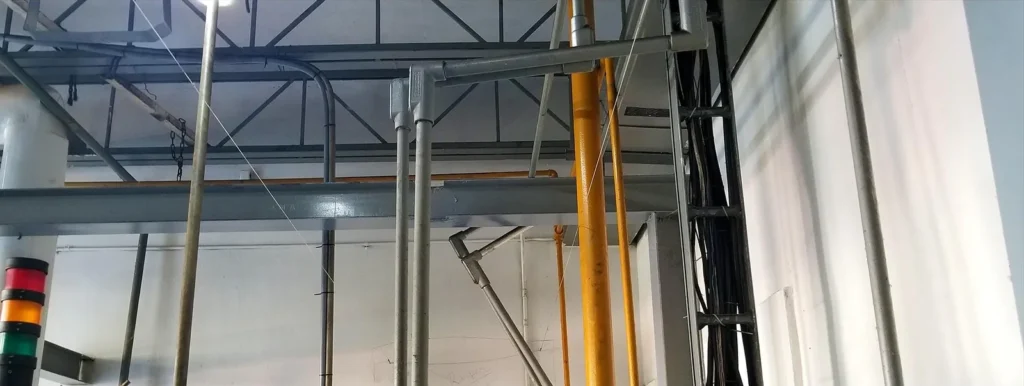 Tuberías industriales montadas por NEMF