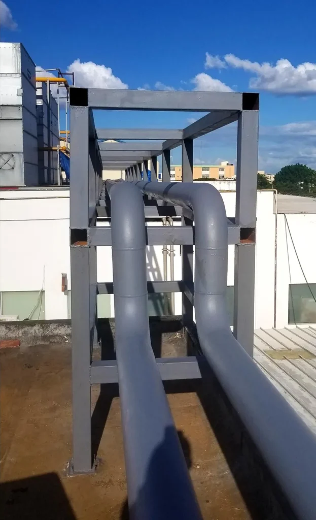 Tuberías industriales montadas por NEMF
